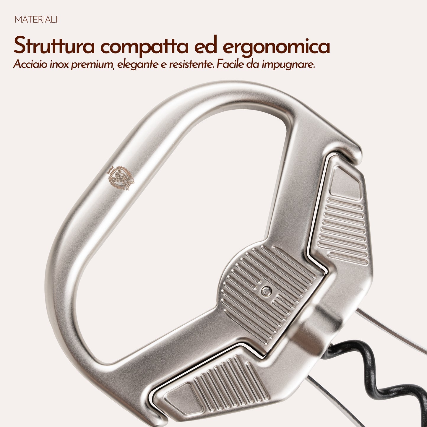 Cavatappi Lama e Verme Professionale per Vini Invecchiati Luxury - Apribottiglie di Alta Qualità per Appassionati di Vino e Sommelier - Design Elegante e Versatile